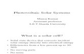 Photovoltaic Solar Systems