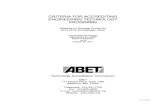 ABET Committe Rules and Regulation