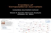 Social Network Analysis: Computational Journalism week 9