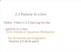 2.3.4_slides Solving for the Particle-In-A-box