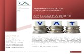 VAT Booklet F.Y.2012-13