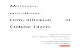 Méditation pascalienne: Demystification in Cultural Theory
