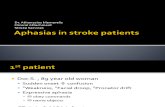 Aphasias in Stroke Patients
