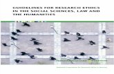 Guidelines Research Ethics in the Social Sciences Law Humanities