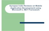 Synapse India Reviews on Mobile Application Dotnet Framework