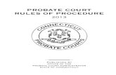 Probate Court Rules of Procedure