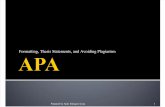 APA Style and Formatting_Introduction Citation and Integrating Sources_Updated 9 2 14(1)(1)