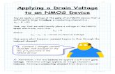 Applying a Drain Voltage to an NMOS Device