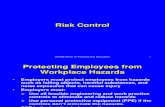 Risk Control and PPE
