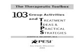 Look-Inside-103-Tips 103 Group Activities and Treatment Ideas Practical Strategies the Therapeutic Toolbox