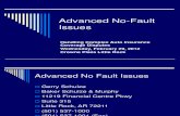 Advanced No-Fault Issues