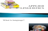 Applied Linguistics (Intro)