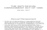 The Anti-sexual Harassment Act of 1995