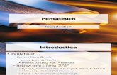01 Pentateuch Introduction Lecture