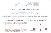 Distributed Hash Tables Lectures