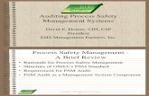 Auditing PSM Systems