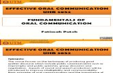 Fundamentals of Oral Communication Revised