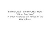 Bus Ethics Quiz