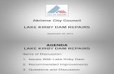 Lake Kirby Dam Repairs