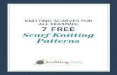 7 Free Knit Scarf Patterns
