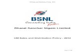 BSNL Sales and Distribution Policy