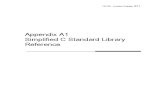 Appendix 1 - Standard Library Reference