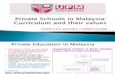 Private Schools in Malaysia and Their Curriculum-updated 26 November