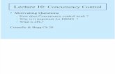 IDBE-lectures-10 - Concurrency Control Updated