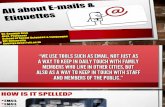 All About Emails & Ettiques- Dr Soumya Jose