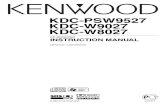 Kdc_psw9527_english Car Radio Manual