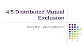 Mutual Exclusion in Distributed System