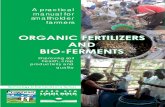 Organic Fertilizers and Bio-Ferments for Your Garden