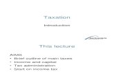 Taxation - Introduction (1)