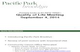 Presentation for 9/4/14 Atlantic Yards/Pacific Park Quality of Life Meeting