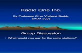 Corp Fin - Radio One Inc (2)