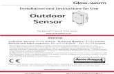 Outdoor Sensor Installation and Instructions for Use