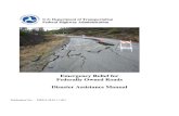 Emergency Relief for Federally Owned Roads Disaster