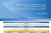 Role of Government and Economic Growth