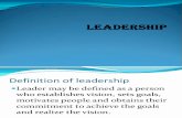 Leadership Theories Rm II