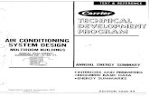 AC System Design - Air Duct Design Annual Energy Summary