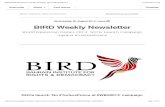 BIRD Weekly Newsletter Issue #8: Campaign Against #TorturePrince