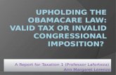 Obamacare Tax Report