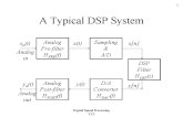 Typical Real Time DSP System