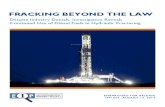 FRACKING BEYOND THE LAW : Despite Industry Denials, Investigation Reveals Continued Use of Diesel Fuels in Hydraulic Fracturing