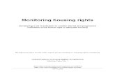 UNHRP Working Paper No. 1: Monitoring housing rights: Developing a set of indicators to monitor the full and progressive realisation of the human right to adequate housing
