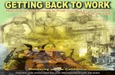 "Getting Back to Work: Rebuilding Livelihoods in Post-Conflict Environments Workshop" Report