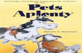 Pets Aplenty by Malcolm D Welshman