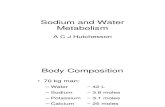 Water and Sodium Homeostasis 2013