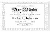 Hoffman 4 Stucke for Oboe Piano