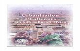 Urbanization Challenges in Sub-Saharan Africa